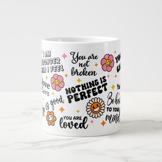 Mug Citations Santé Mentale Positive (Devant)