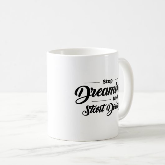 Mug Citations simples en noir (Devant droit)
