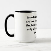 Mug Citations sur la paix intérieure (Gauche)