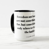 Mug Citations sur la paix intérieure (Devant gauche)