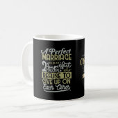 Mug CITE D'ANNÉE Mariage personnalisée - TOUTE ANNÉE (Devant gauche)