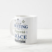 Mug Citer Chrétien Garder Confiance Dans Le Processus (Devant gauche)
