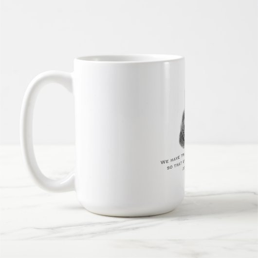 Mug Citer Écouter Plus Parler Moins Philosophe Diogène (Gauche)