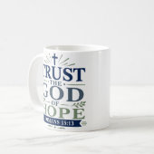 Mug Citer La Foi Chrétienne Espoir Dieu (Devant gauche)