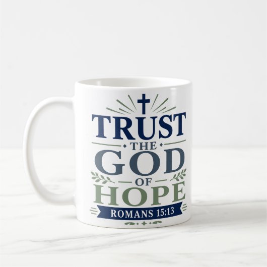 Mug Citer La Foi Chrétienne Espoir Dieu (Gauche)