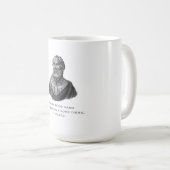 Mug Citer le philosophe de Good Deed Plato (Devant droit)