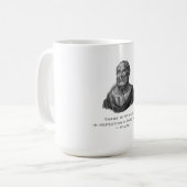 Mug Citer le philosophe de Good Deed Plato (Devant gauche)