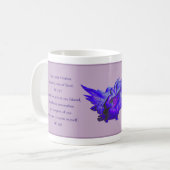 Mug Citer Mug, Pardonner ACIM Don, Ange Violet (Devant gauche)