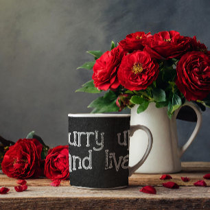 Mug Citer stoïque gris minimaliste