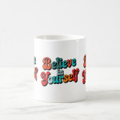 Mug Citez-vous Retro Citation Motivationnelle Typog (Centre)