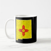 Mug Citizen Proud America State Us Distressed Map New  (Gauche)