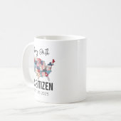 Mug Citizenship Day American  – Proud to Be an America (Devant gauche)