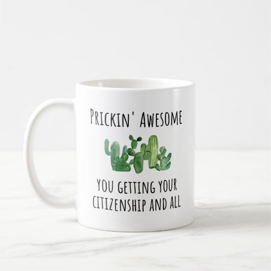 Mug Citizenship US American Gift Idea (Gauche)