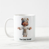 Mug Citoyen senior joyeux dans une robe confortable (Gauche)