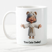 Mug Citoyen senior joyeux dans une robe confortable