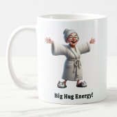 Mug Citoyen senior joyeux dans une robe confortable