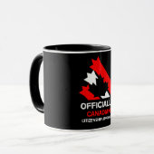 Mug Citoyenneté canadienne | Cadeau | Célébration (Devant gauche)