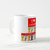 Mug Citoyenneté canadienne Félicitations chats mignons (Devant gauche)