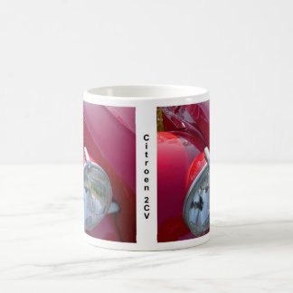 Mug Citroë 2CV, voiture vintage.