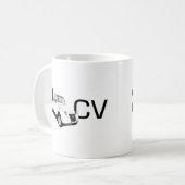 Mug Citroen 2CV 12ch (Devant gauche)