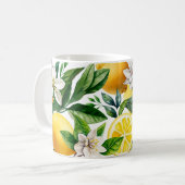 Mug Citron à fleur (Devant gauche)