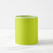 Mug Citron amer (couleur solide) (Centre)