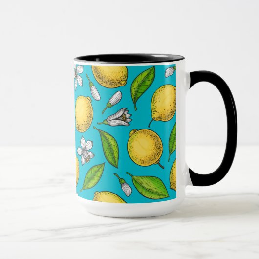 Mug Citron bleu (Droite)