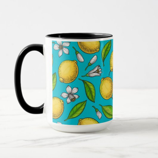 Mug Citron bleu (Gauche)