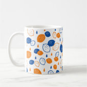 Mug Citron bleu et orange Motif Jouer sur le thème des (Gauche)