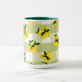 Mug Citron chic En vichy vert (Centre)