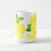 Mug Citron citron tranches de citron fruits tropicaux (Centre)