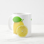 Mug Citron coupé (Devant gauche)
