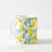 Mug Citron d'aquarelle (Devant gauche)