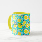 Mug Citron d'été moderne (Devant gauche)