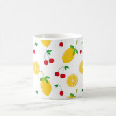 Mug Citron et Cerises d'Été Vibrants (Centre)