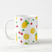 Mug Citron et Cerises d'Été Vibrants (Gauche)