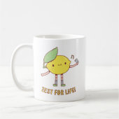 Mug Citron et zeste d'oiseau à vie (Gauche)