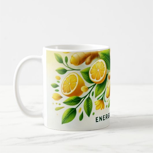 Mug Citron Ginger IA art (Gauche)