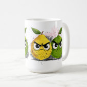 Mug Citron grincheux Lime grincheuse (Devant droit)