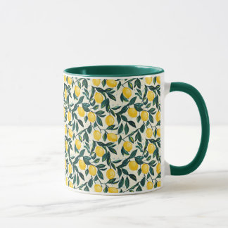 Mug Citron jaune clair méditerranéen