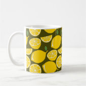 Mug Citron Jaune Moderne Amusant mignon (Gauche)