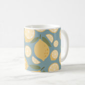 Mug Citron jaune Motif (Devant droit)