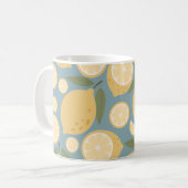 Mug Citron jaune Motif (Devant gauche)