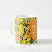 Mug Citron Méditerranée 60ème Orange (Devant gauche)