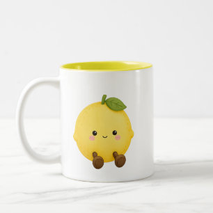 Mug Citron Mignon Cadeau Tasse Café Fruit Kawaii