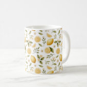 Mug Citron - Motif - Aquarelle (Devant droit)