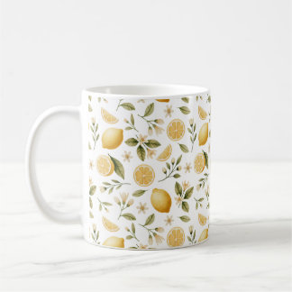 Mug Citron - Motif - Aquarelle