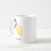 Mug Citron personnalisé (Devant gauche)
