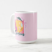 Mug Citron Rose Limon Italien (Devant gauche)