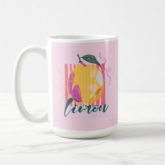 Mug Citron Rose Limon Italien (Gauche)